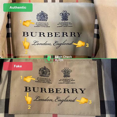 burberry fake vs real coat|genuine burberry label.